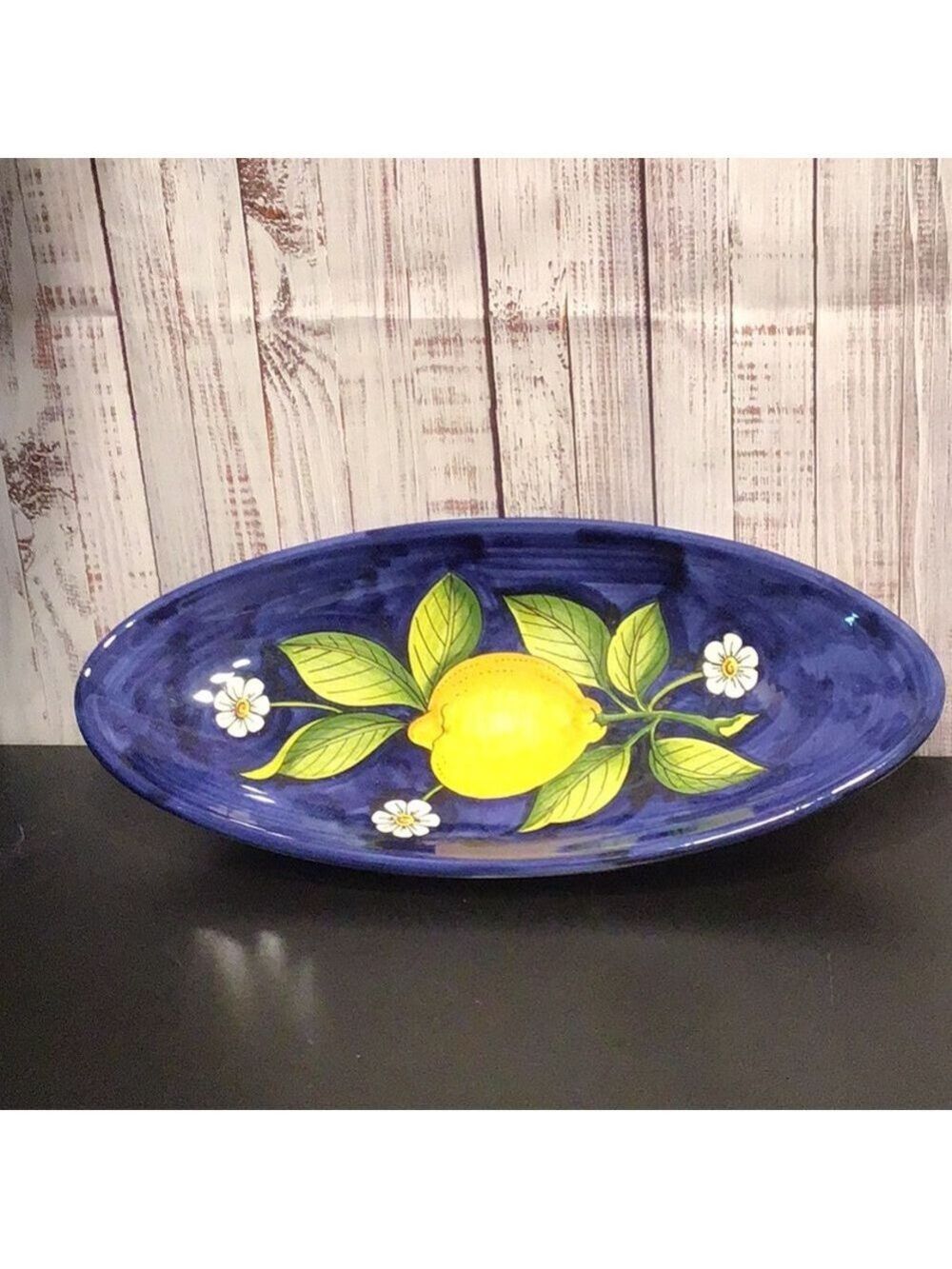 Italian Lemon Ceramics Plate